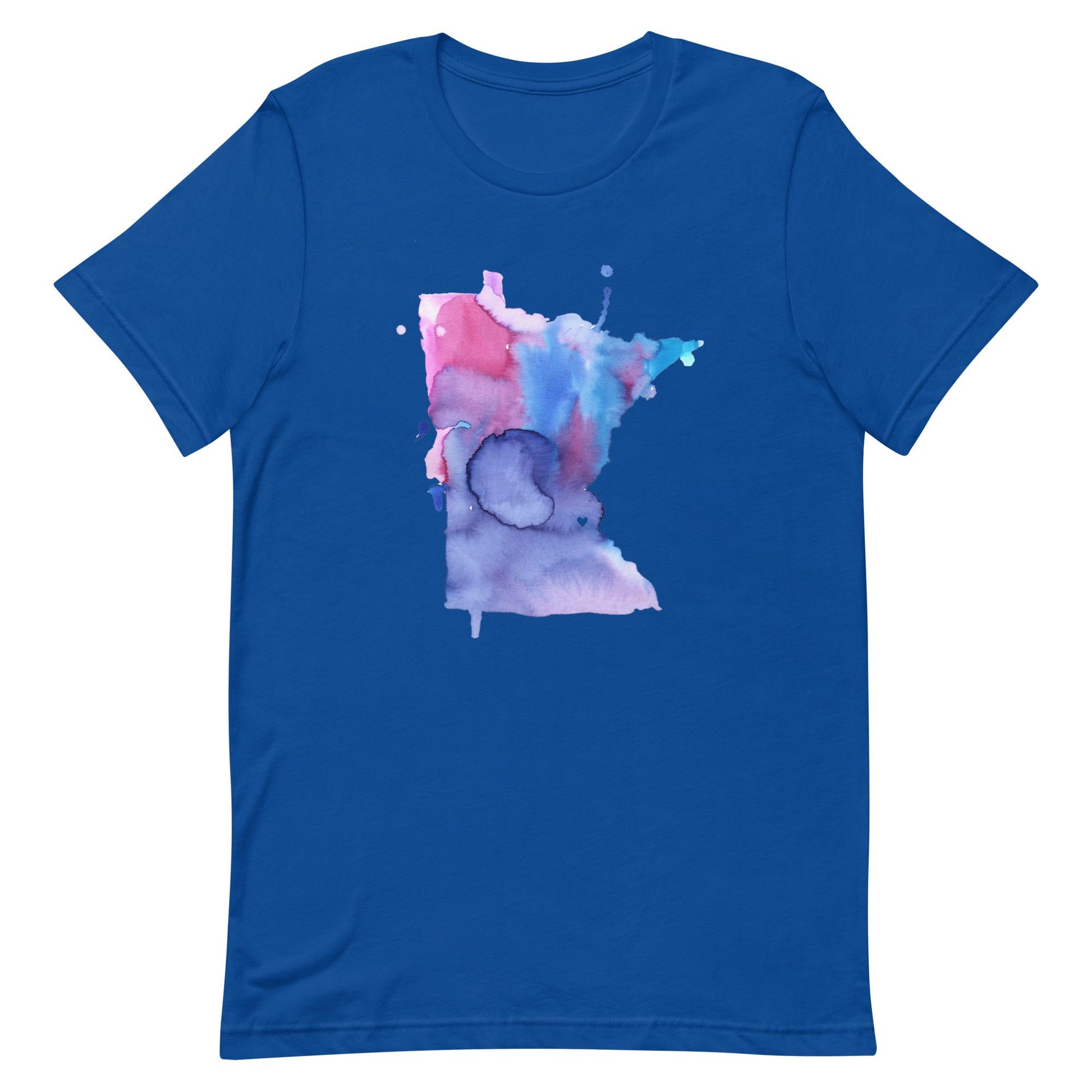 Unisex Twin Cities Love Minnesota t-shirt with artwork by Jess Buhman