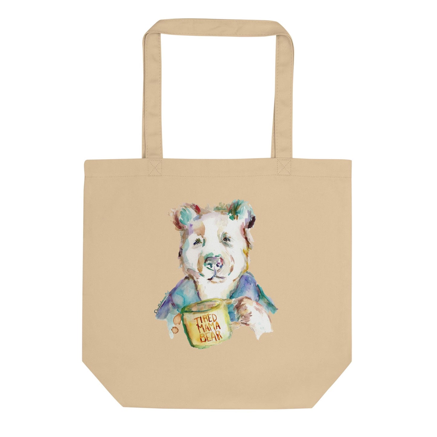 Tired Mama Bear Eco Tote Bag