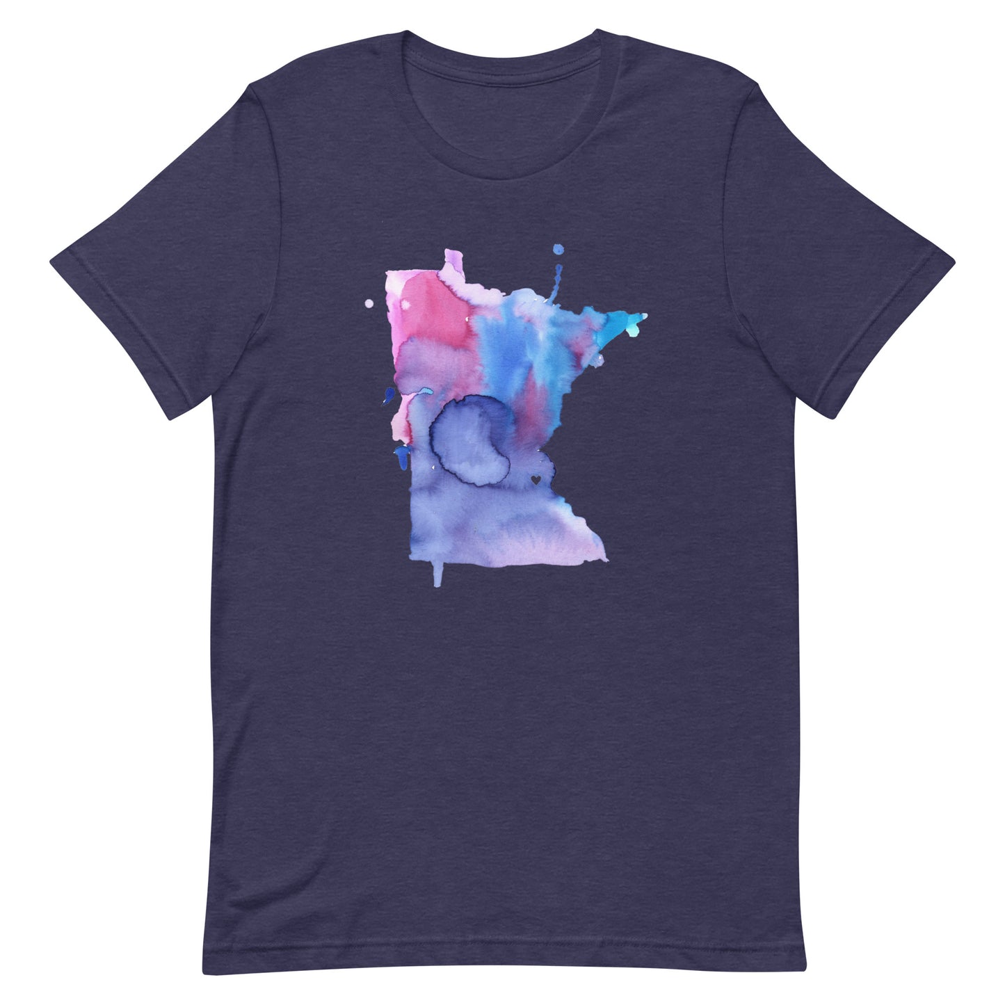 Twin Cities Love Minnesota Unisex t-shirt with artwork by Jess Buhman