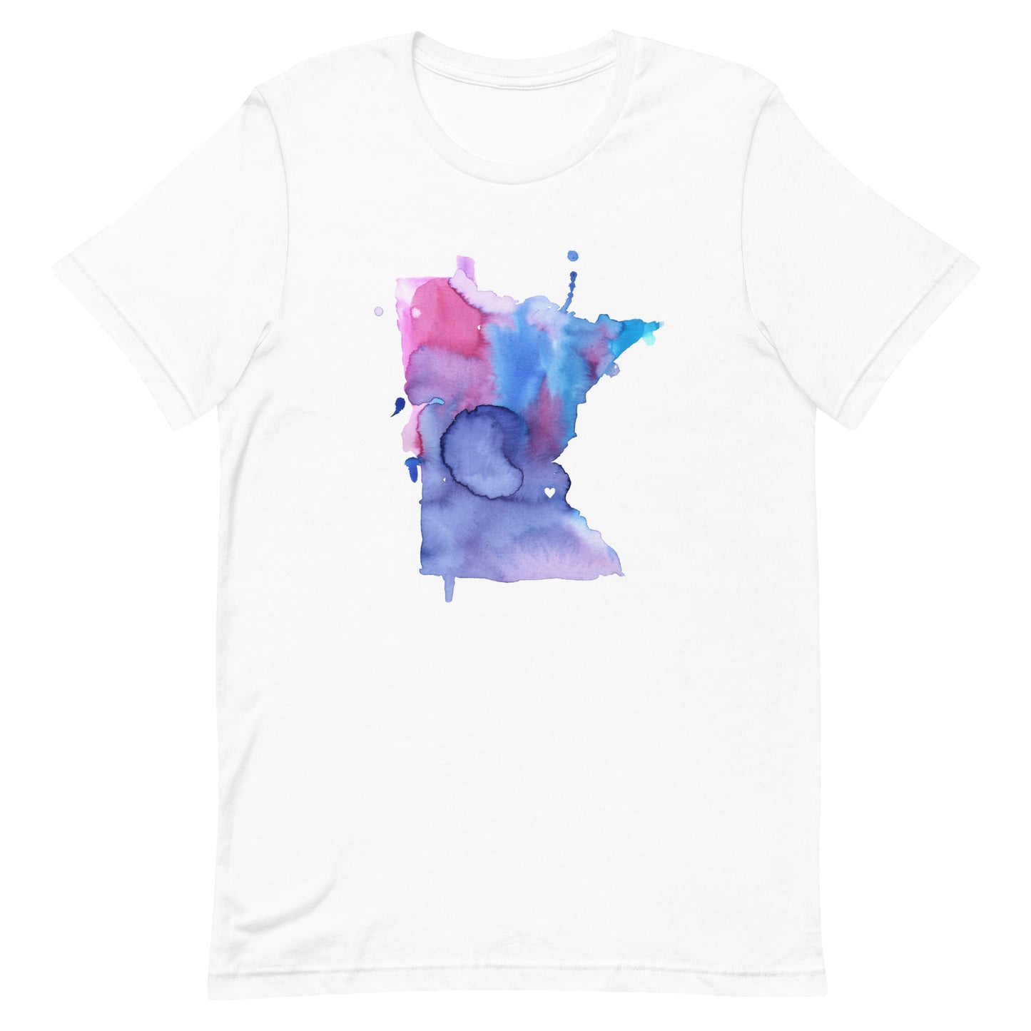 Twin Cities Love Minnesota Unisex t-shirt with artwork by Jess Buhman