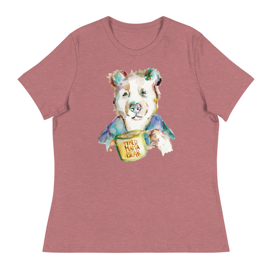 Tired Mama Bear Women's Relaxed T-Shirt