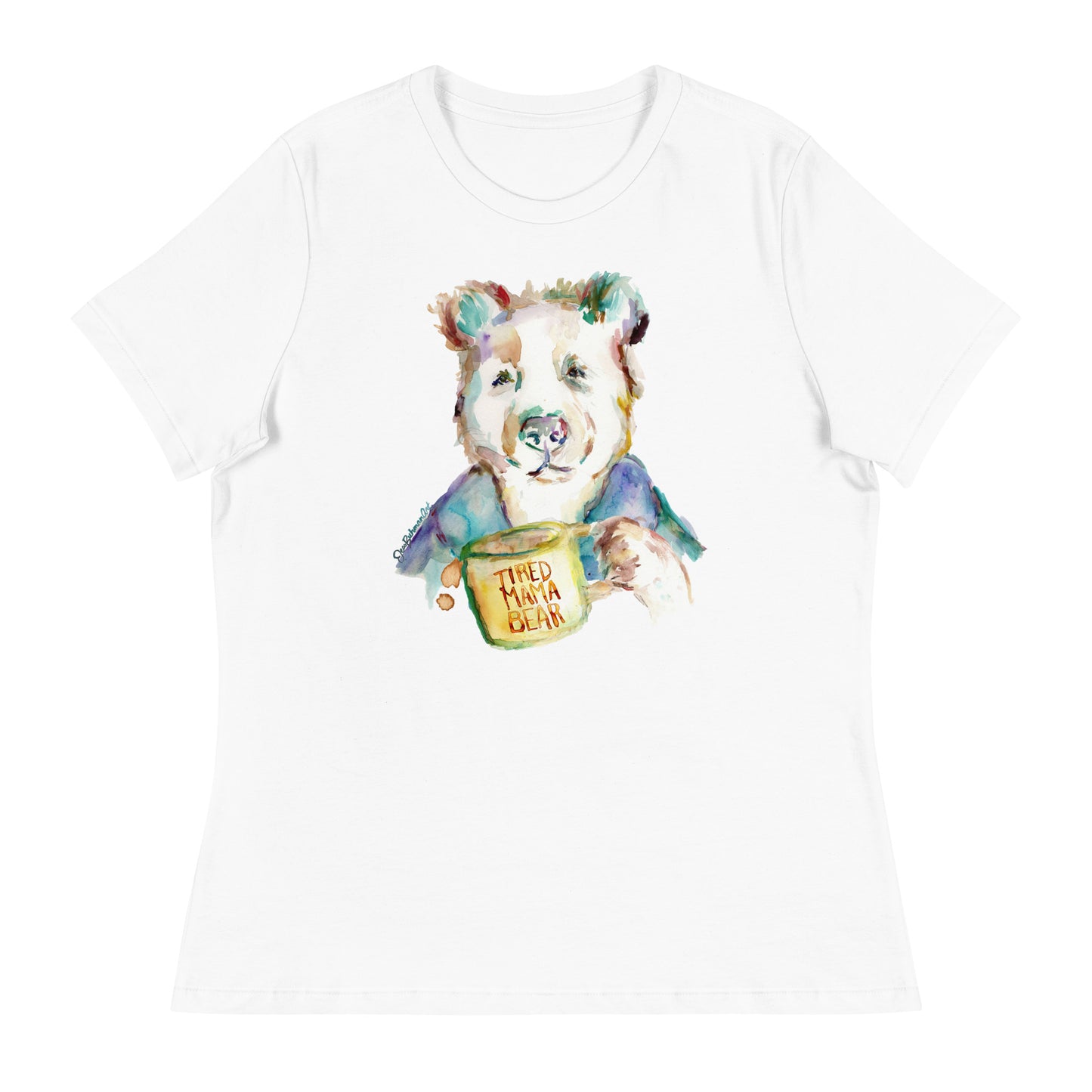 Tired Mama Bear Women's Relaxed T-Shirt